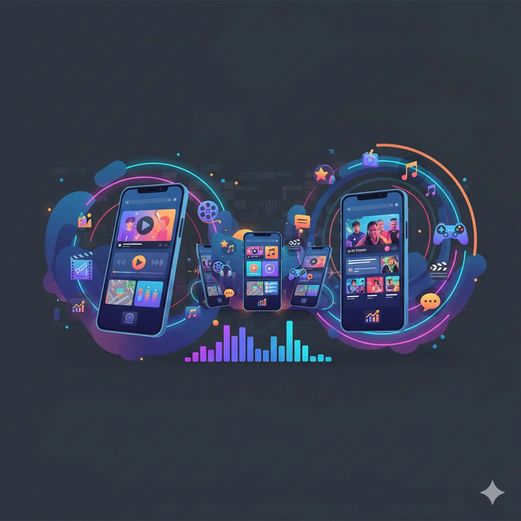 Custom media app development Australia for streaming, music, video, and entertainment platforms