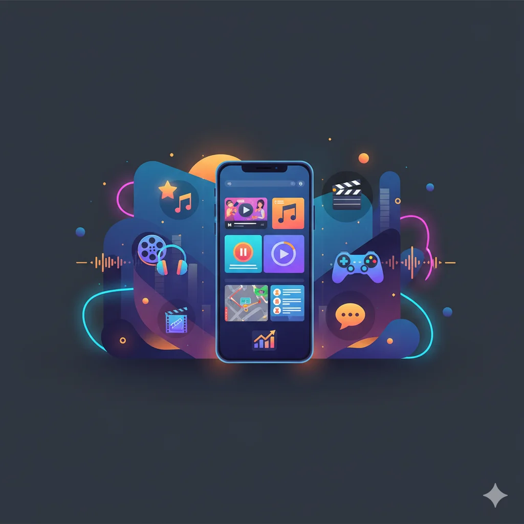 Media and entertainment app development in Australia delivering engaging digital streaming and content solutions